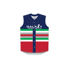 Baseball Sleeveless Jersey Full Button