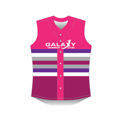 Baseball Sleeveless Jersey Full Button